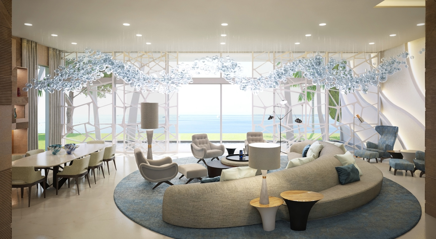 Villa Cape Antibes-Interior Design